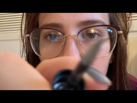 ASMR// Getting you ready for a new year party hair+ makeup// Soft Spoken+ personal attention
