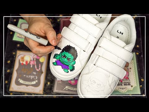 #ASMR | JE DESSINE SUR DES BASKETS