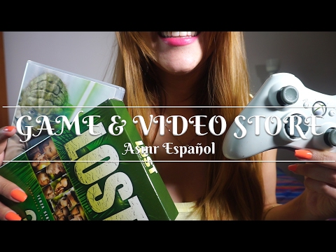 ⭐️ ASMR ESPAÑOL ⭐️❤️ GAMING STORE & VIDEO STORE ❤️TIENDA DE VIDEOJUEGOS Y PELICULAS❤️Sasha helps you