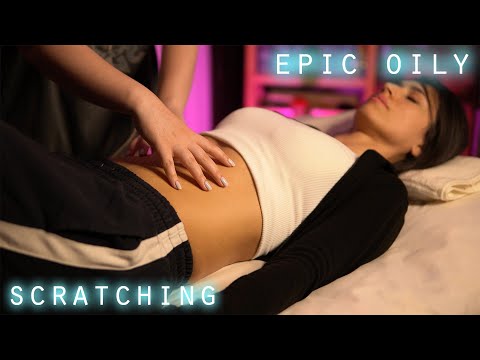 ASMR | Epic Belly Scratching and Massage - Whispering