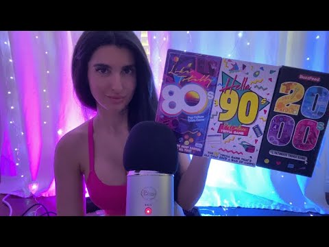 ASMR ‘80s, ‘90s, and 2000s Pop-Culture Trivia