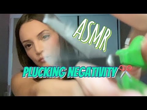 ASMR Caseirinho~Removendo sua energia negativa 🍃 Plucking negativity/ Hands movement/ ASMR visual