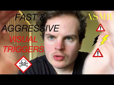 ASMR Fast & Aggressive Visual Triggers 5 Minute