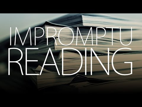 ASMR Impromptu Reading (3D, binaural, ear to ear, voice)