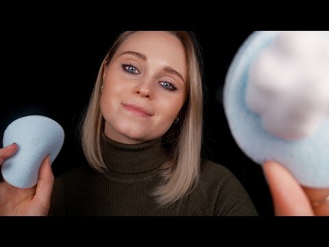 ASMR | QUADRUPLE face cleansing just for YOU