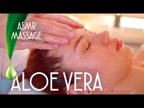 ASMR | MASSAGE | Aloe vera asmr face massage