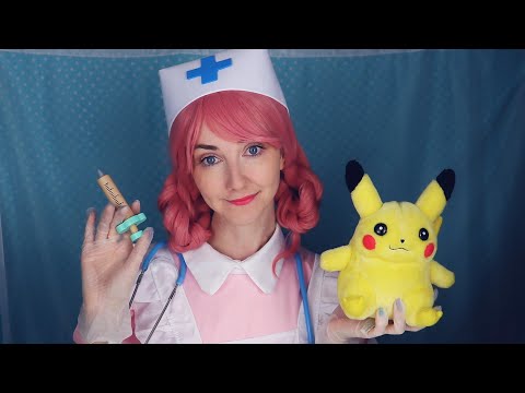 ASMR Nurse Joy Takes Care of your Pokemon