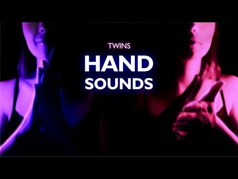 💁‍♀️🙋‍♀️ TWINS MAKE ASMR HAND SOUNDS NO TALKING,INTENSE HAND SOUNDS ASMR AND HAND MOVEMENTS