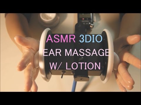 ASMR. Gentle Ear Massage w/Lotion 부드러운 로션 귀마사지 + Rubbing & Cupping (No Talking)