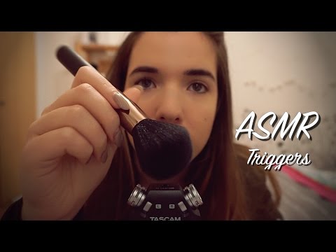 ASMR triggers - Brocha, páginas, plástico...