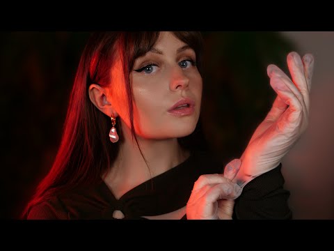 ASMR Inspecting You - Latex Gloves Triggers Crinkles, Close Up Personal Attention