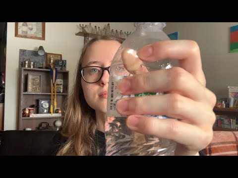 Crinkly Water Bottle Sounds ASMR (No Talking 🤐)
