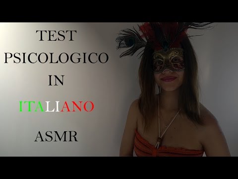 ♡ASMR Italiano♡ Test Psicologico // Pychological test  ♥ Psychologist Roleplay
