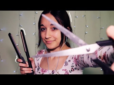 [ASMR] Hairdresser Roleplay | Cutting and Styling your hair