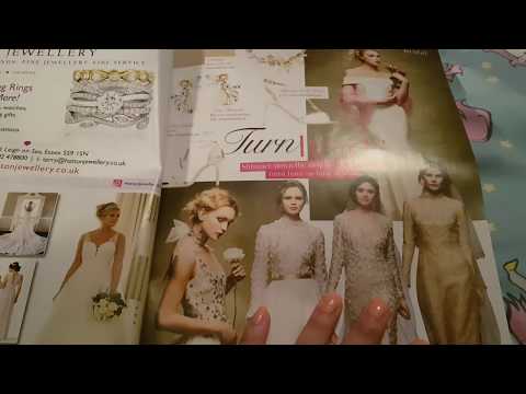 #Asmr - Close Up Whispering & Looking through a Wedding Magazine!