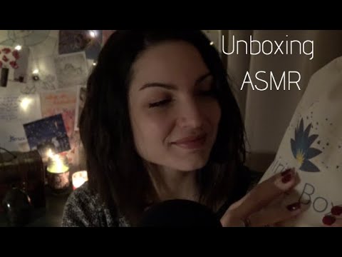 ASMR 🎧 Unboxing Spiritual Box ✨ Crinkling - Tapping - Chuchotements