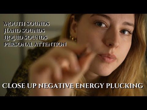 Close up and personal negative energy pulling| ASMR