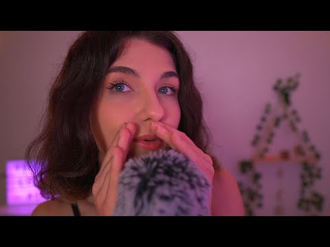 ASMR Whispering Tingly Trigger Words (in English) while touching your face | Lonixy ASMR