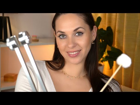 ASMR Ear Cleaning and Hearing test  | Tuning fork | Whispering  | ASMR doctor