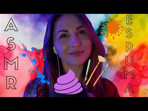 ASMR de ESPUMA ( VISUAL and RELAXING SOUNDS )