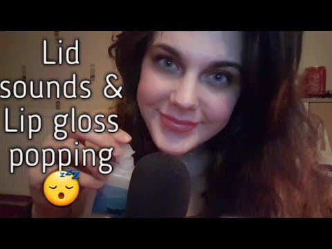 ASMR || Lid sounds, Lip gloss popping & more!! ||