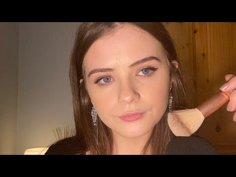 ASMR~ Whispering Fun Facts (Gum Chewing, Tapping and Mic Brushing)