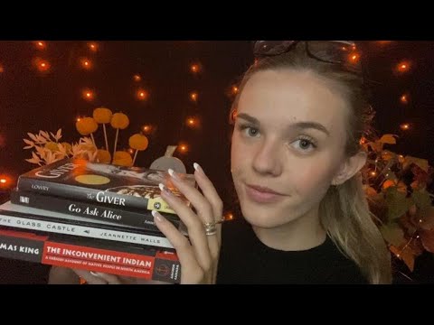 ASMR Cozy Library Roleplay 📚 (book tapping, page flipping)