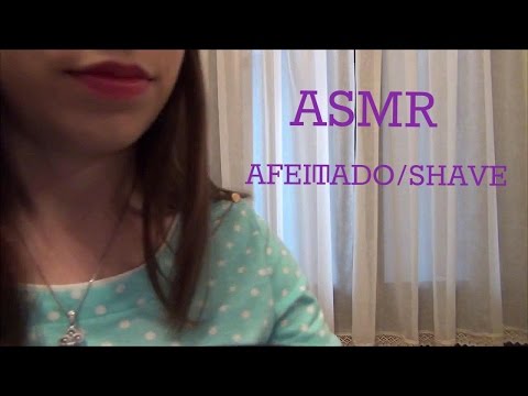 ASMR español corte de barba y afeitado / cut beard and shaving (whispering spanish)