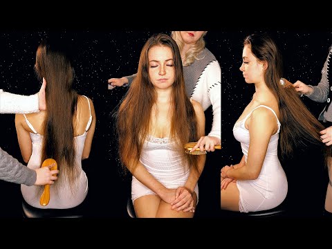 ASMR 😍 Stunningly Gorgeous Long Hair Brushing, Lauren Fully Pampered by Fair, Ultra Relaxing, Tingly