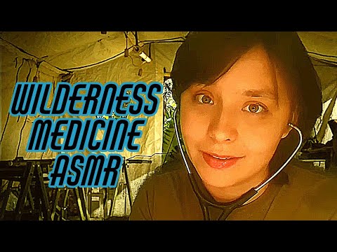(ASMR) Real doctor gives you full wilderness medicine physical exam. Jungle rescue, then sleep!