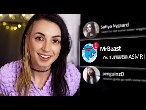 I Asked 7 YouTubers for ASMR Ideas... I went too far.