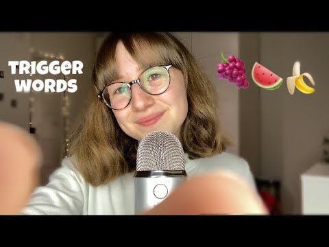 ASMR trigger words!🍄| ear to ear, personal attention, with triggers