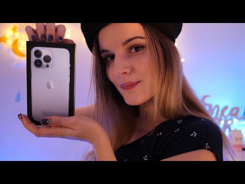 ASMR | Unboxing Iphone 13 Pro Bleu Alpin + Coque Rhinoshield League Of Legends (Tapping ❤️)