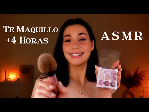 ASMR +4 HORAS 💗 TE MAQUILLO HASTA QUE TE DUERMAS 💤 Roleplay en Español Atención Personal
