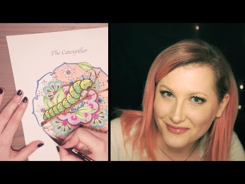 Relaxing Coloring for Anxiety - ASMR - Whisper, Mouth Sounds, Pen Scratching