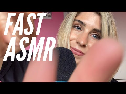 ASMR | FAST - Tapping, Gripping, Visuals, Mouth Sounds.
