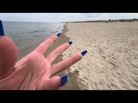 Outdoor ASMR Camera Tapping & Scratching On The Beach 🏖️