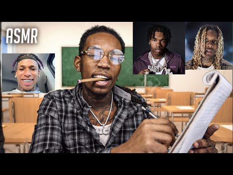 ASMR | ** HOOD SUBSTITUTE TEACHER ROLEPLAY** RAPPERS ARE N YOUR CLASS TOO MAKE IT EXTRA LIT *FUNNY*