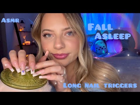 Asmr Long Nail Tapping & Scratching Triggers for Deep Sleep 😴 (looped)