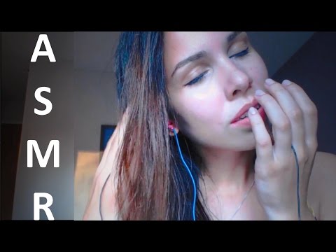 ASMR Blowing Job, Hair Brushing (Mic in Hands), Mouth Sounds