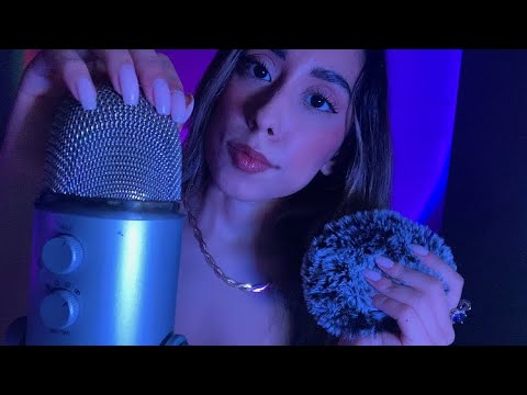 ASMR mic scratching for sleep (with & without cover)