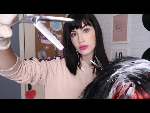 ASMR - AMIGA MALVADA transformando no SEU CABELO!