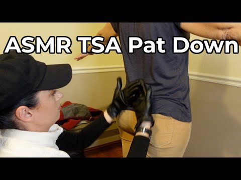 ASMR Fast & Aggressive TSA Pat Down & Bag Check [Soft Spoken Real Person Roleplay]