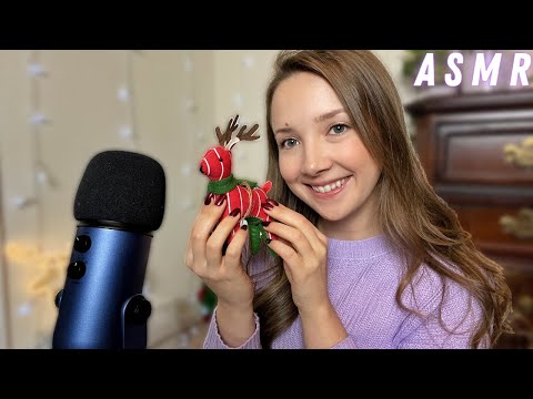 ASMR Christmas Triggers! 🎄(gentle whispers, tapping, scratching)