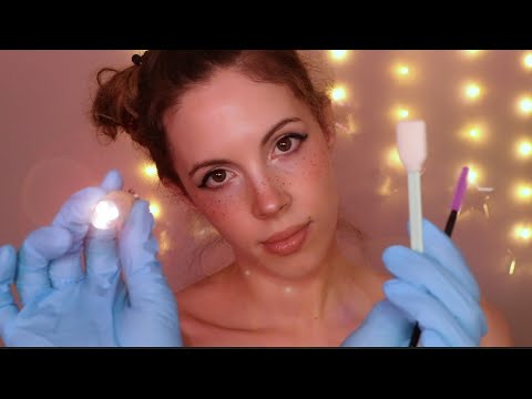 ASMR Fixing You - Only I Can (Gloves sounds, Whispering, Ear Sounds ...)