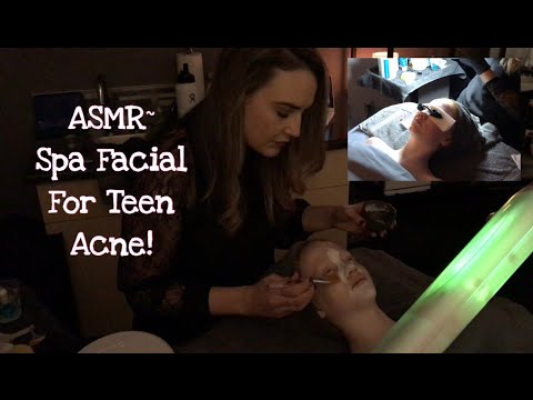 ASMR ~ Come With Me To Get A Spa Facial For Teen Acne...
