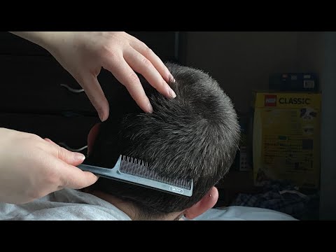 ASMR scalp massage and hair play (türkçe altyazılı)