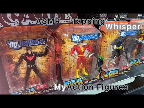 ASMR Tapping♡  (Whisper)♡  My Action Figures ~ Tapping Sounds 🦸🦸🏻‍♀️🦹🏻‍♂️🦹🏼