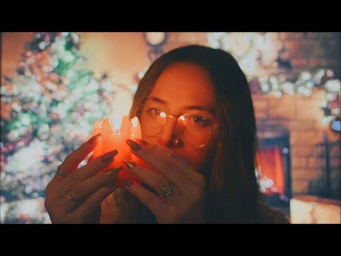 ASMR Cozy Christmas triggers✨🕯(tapping, scratching..)🎄
