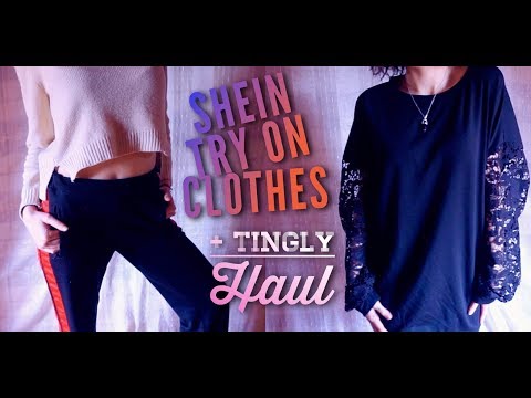 ASMR ✨ SheIn Try On Haul ✨ and Random Shopping! TINGLY SOUNDS!